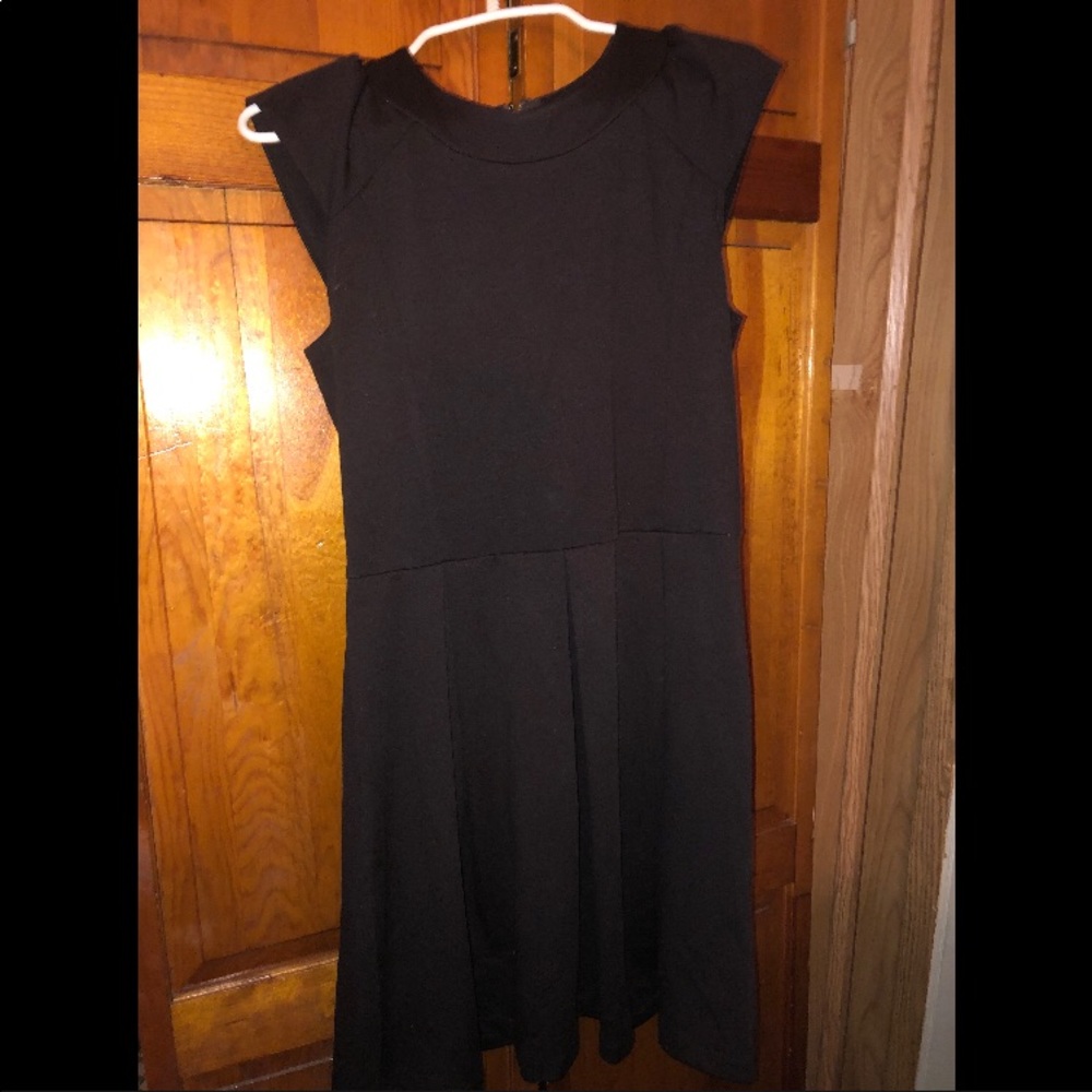 High Neck Below the Knee Dress